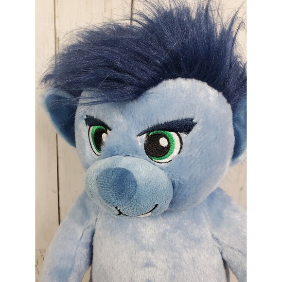 Build A Bear Vampire Teddy Blue 16" Dracula Teddy Bear Blue Hair BAB CLEAN! - Picture 5 of 15